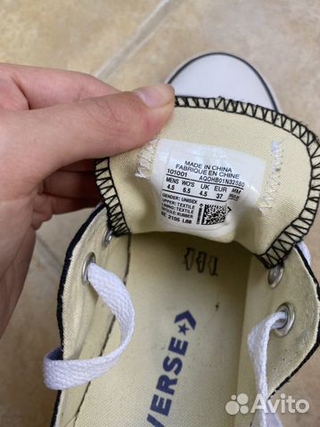 Кеды converse низкие черные