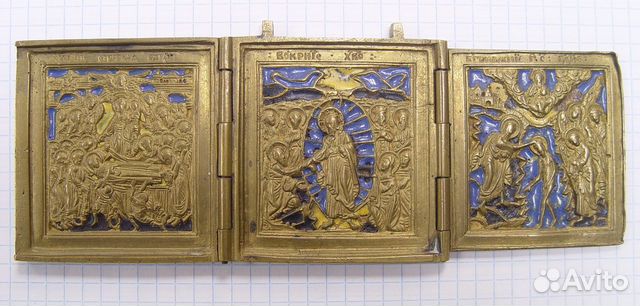 Складень старинный. Праздники