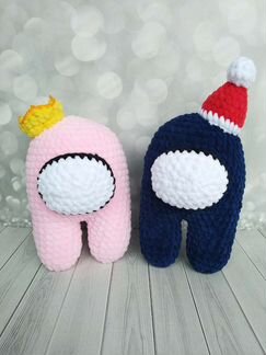 Вязаная мягкая игрушка амонг ас крючком