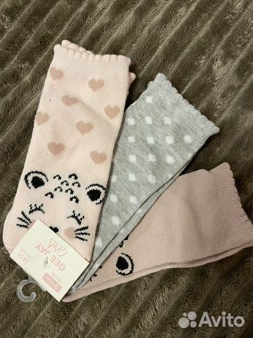 Новые носки для девочки. Размер 24-26