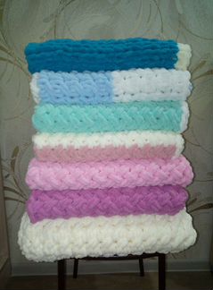 Пледы из пуффи