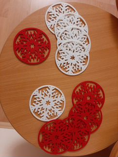 Набор подставок под стаканы,бокалы