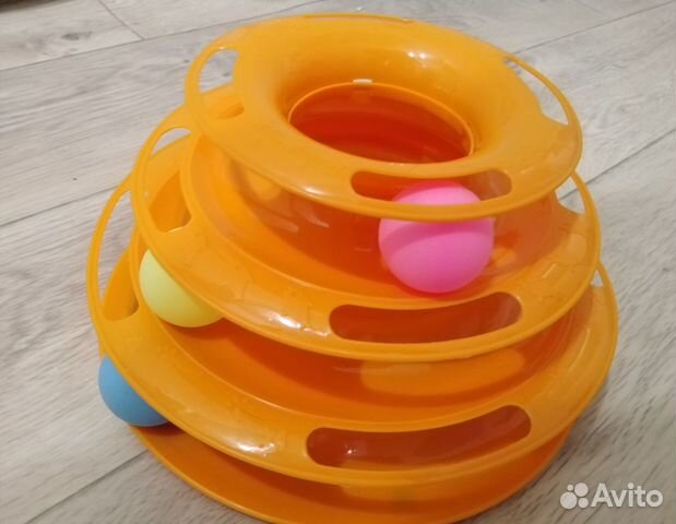 Игрушка пирамидка трек для кошек