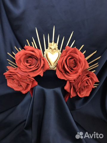 Корона Диадема Розы Лучи