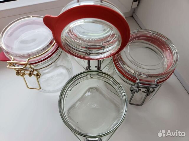 Банка для хранения с бугельным замком