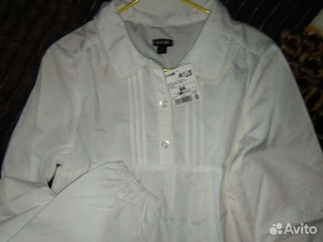 Новая школьная рубашка для девочки