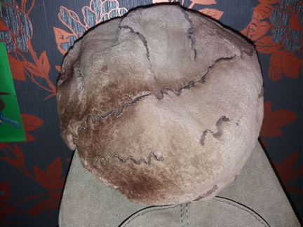 Берет женский из стриженной норки