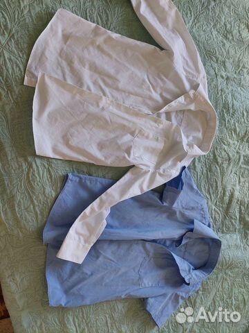 Рубашка белая для школы 7-8 лет