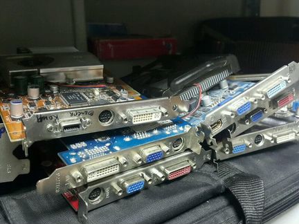Видеокарта PCI-E в ассортименте