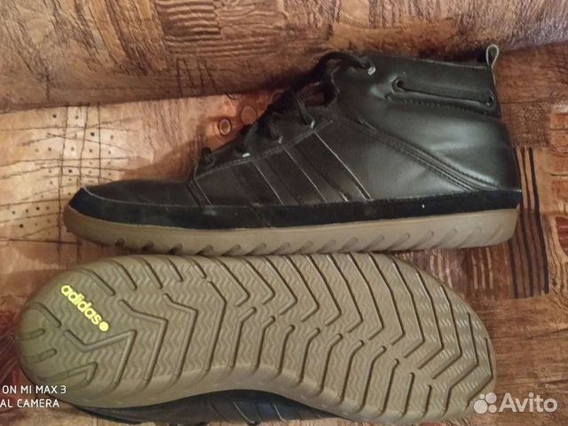 Adidas мужские ботинки кожаные