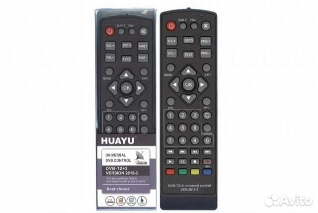 Пульт для приставок DVB-T2+2