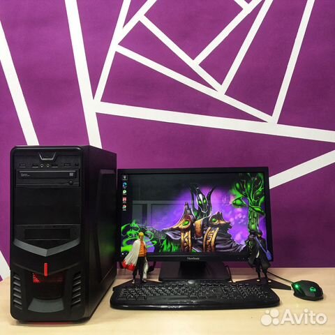Игровой пк Ryzen 4 ядра 16gb RX 570 4gb SSD+HDD