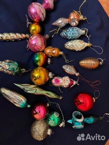 Елочные игрушки советские СССР