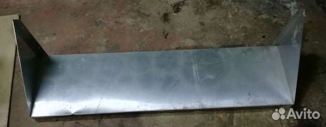 Полка из нержавейки для гаража