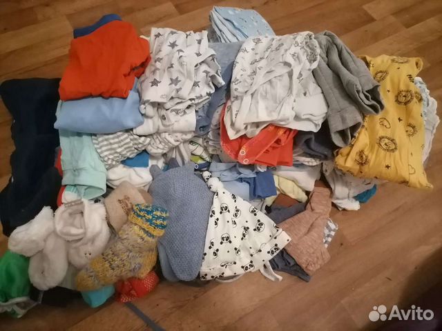 Продам огромный пакет вещей на мальчика