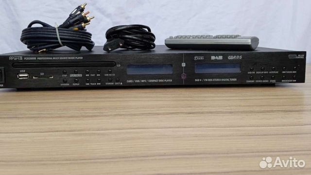 Apart pcr3000r комбинированный источник аудио сигнала cd mp3 usb sd fm тюнер