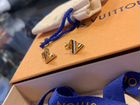Серьги пуссеты Louis Vuitton объявление продам