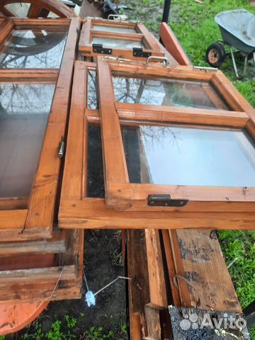 Деревянные оконные рамы бу