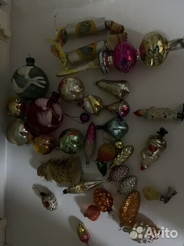 Елочные игрушки новогодние СССР
