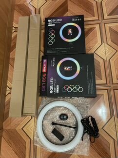 Кольцевая лампа RGB 10