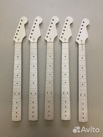 Гриф для электрогитары Strat и tele без ладов