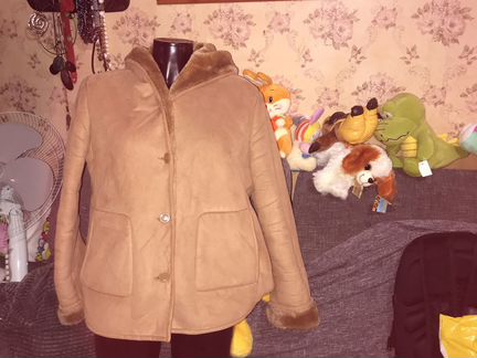 Полу Дубленки искуственные бу