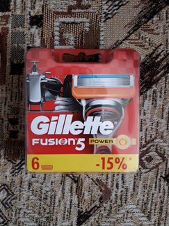Сменные кассеты Gillette Fusion 5 Power 6 шт