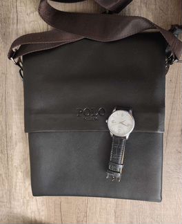 Сумка натуральная кожа новая мужская