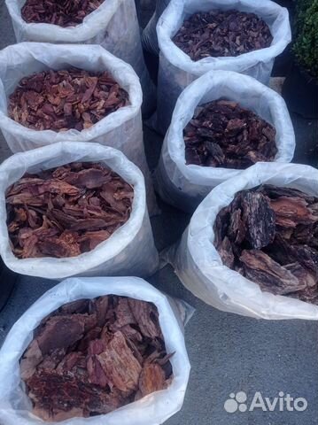 Кора сосны, мульча, кора листвиницы