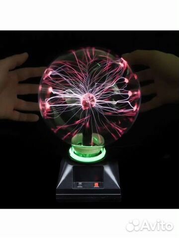 Плазменный шар tesla №6 светильник большой