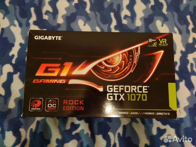 Видеокарта Gigabyte gtx 1070 G1 Gaming 8Gb