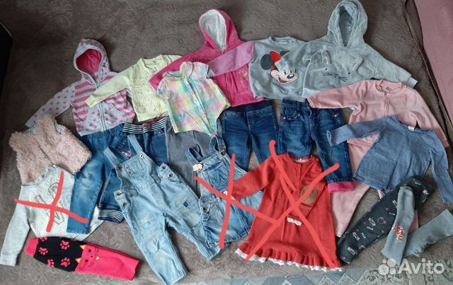 Вещи пакетом на девочку 86-92