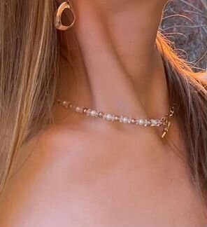 Чокер бижутерия бусы колье