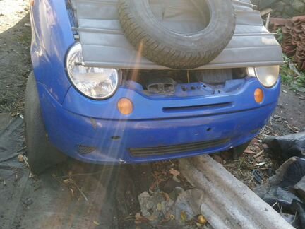 Передний бампер на Daewoo Матиз 2005 г.в