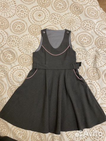 Два школьных сарафана Смена 128