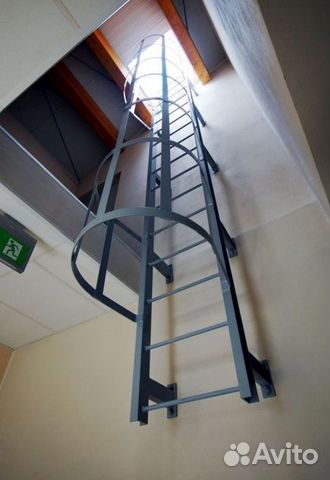 Вертикальные пожарные лестницы П1-1 артикул 26988