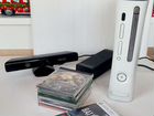 Xbox 360 с кинектом, играми но без джойстика объявление продам