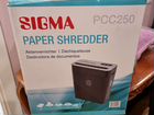 Шреддер для бумаги Sigma pcc250 объявление продам