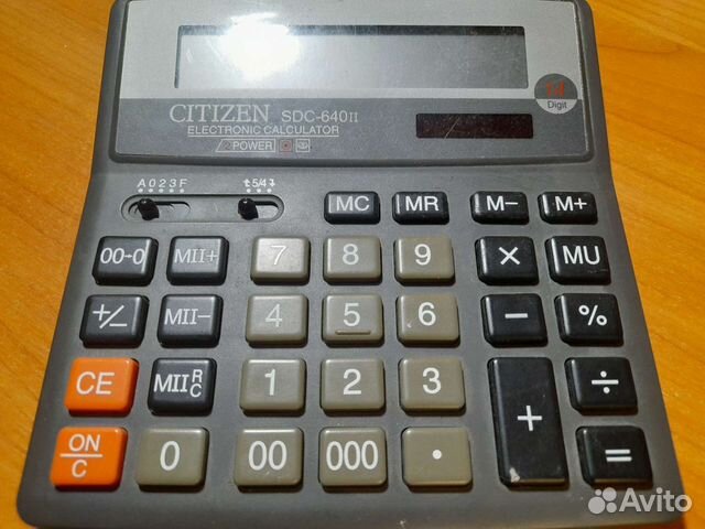 Калькулятор настольный бухгалтерский