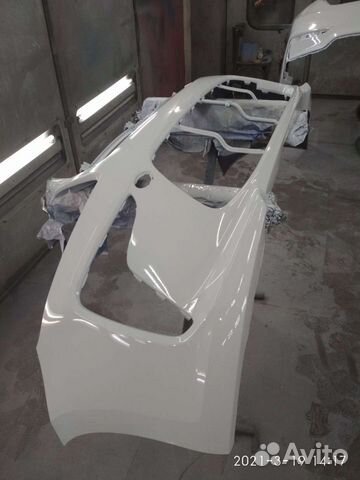 Бампер передний Рио с17 по 20