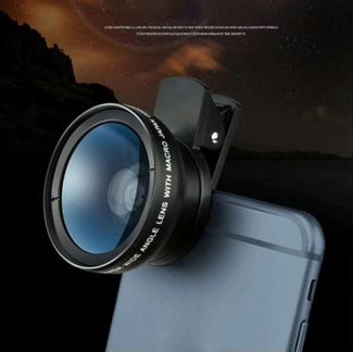 Линза объектив широкоугольный на телефон планшет