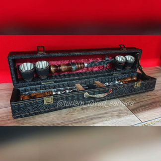 Набор шампуров подарочный