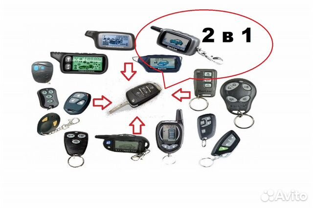 Новый выкидной автоключ объединить с сигнлкой