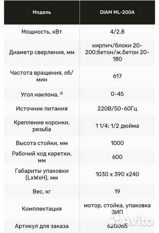 Аппарат алмазного сверления