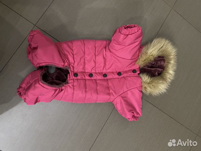 Комбинезон для маленькой собаки зима