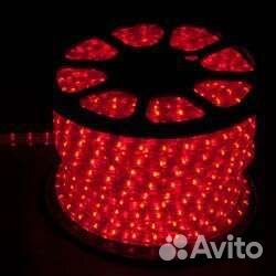 Дюралайт со светодиодами feron LED-F3W, 50м, 11х18