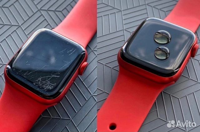 Полировка экрана часов