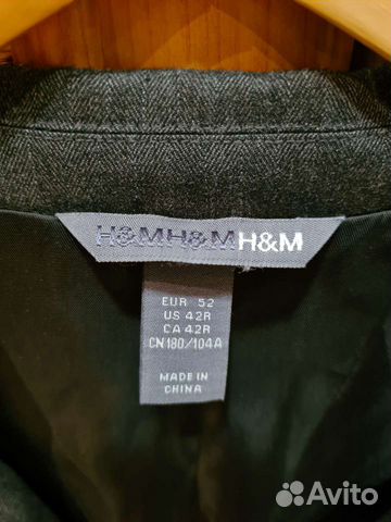 Мужской пиджак H&M