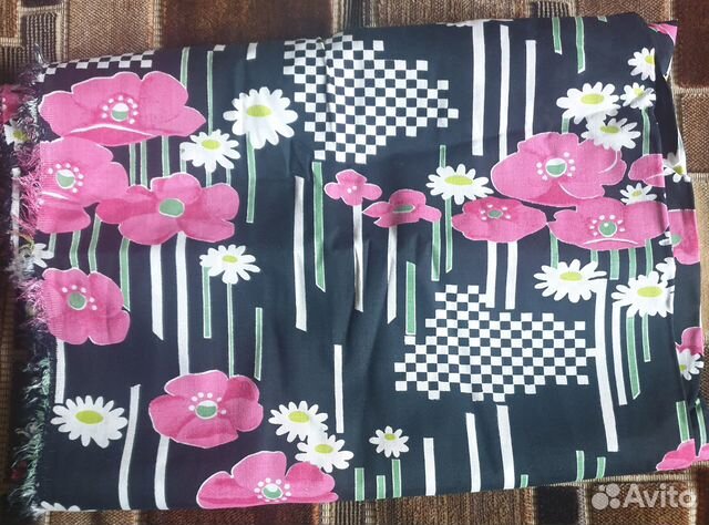 Отрез ткани хлопок СССР