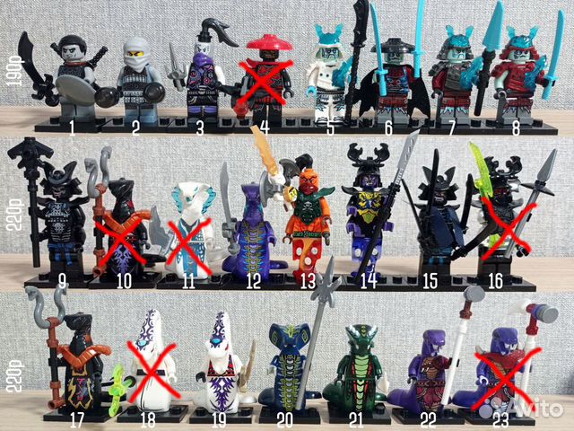 Фигурки лего Ниндзяго Ninjago 136 шт купить в Москве | Личные вещи | Авито